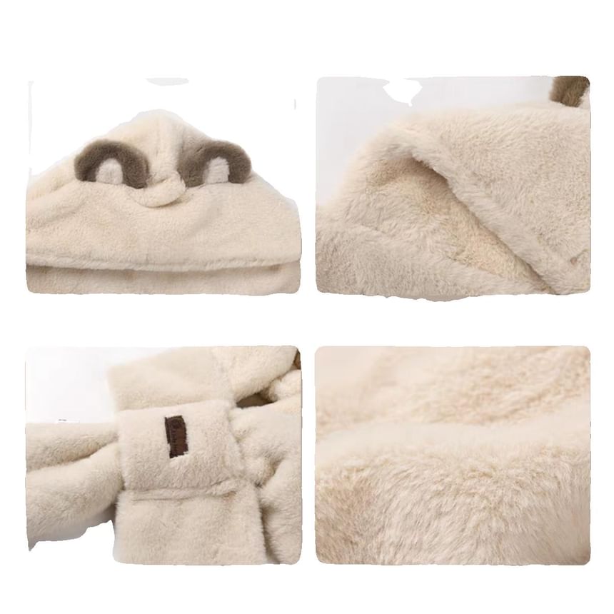 Ear Trapper Scarfed Hat Bear