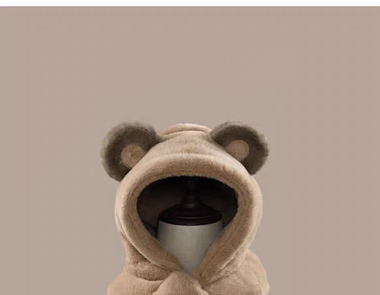 Ear Trapper Scarfed Hat Bear