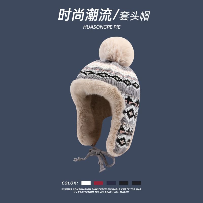 Trapper Patterned Hat