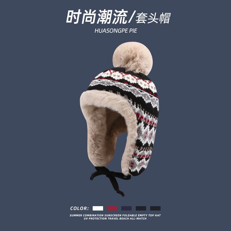 Trapper Patterned Hat