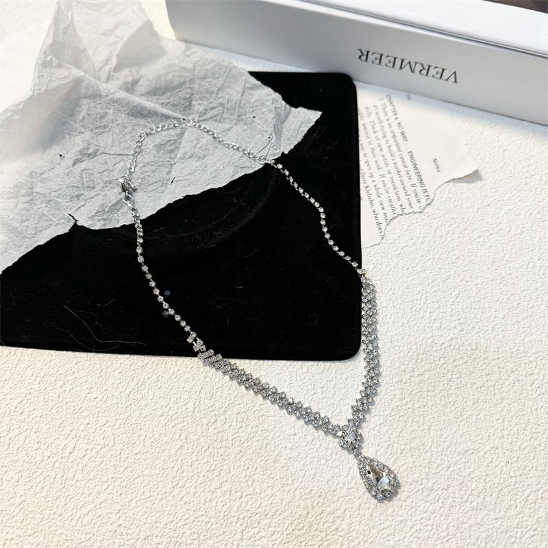 Necklace Drop Rhinestone