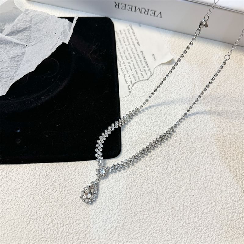 Necklace Drop Rhinestone