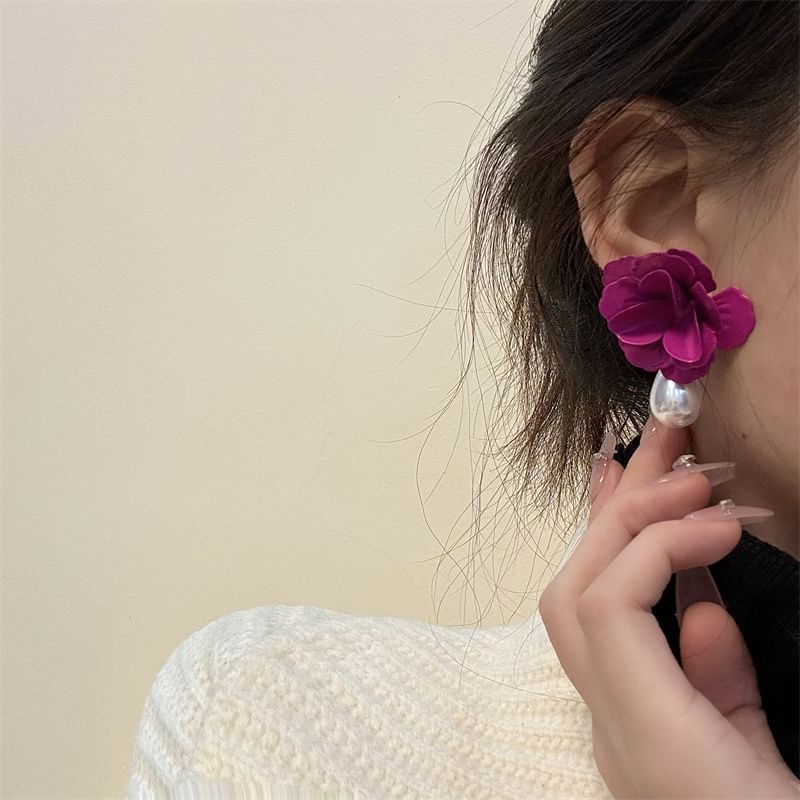 Rose Drop Earring