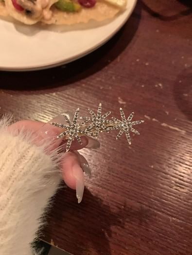 Rhinestone Hair Clip Star