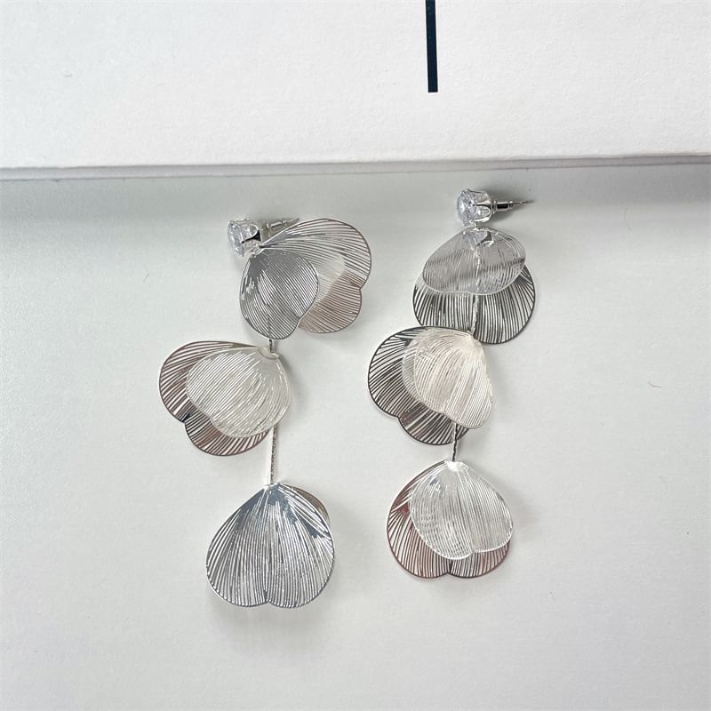 Metallic Drop Earring