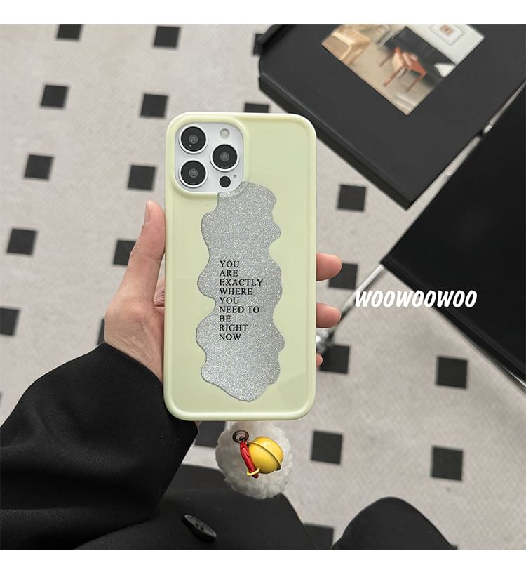 Case Phone Bell Lettering Pom