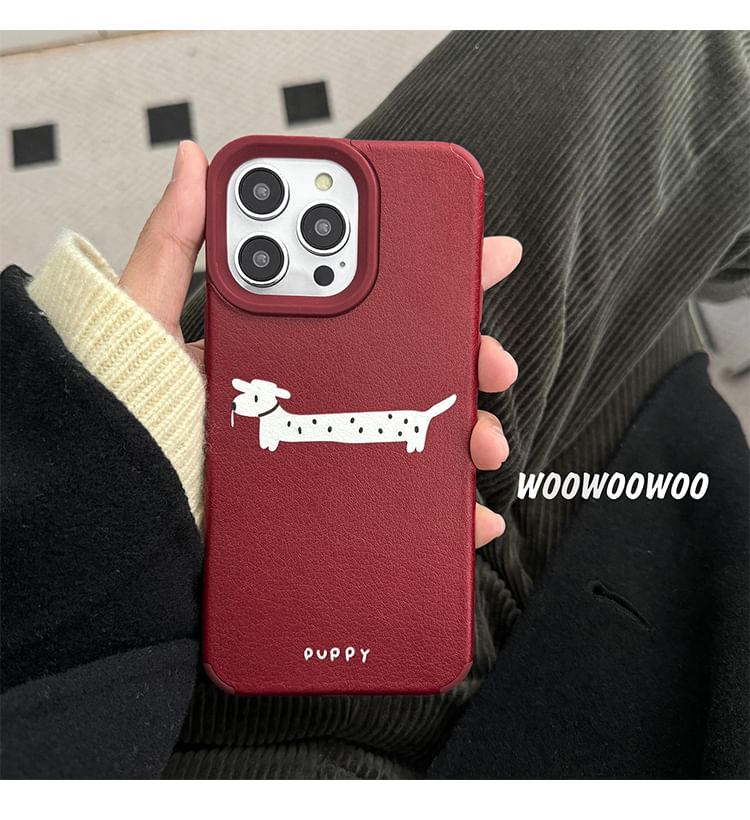 Dog Pom Case Bell Phone