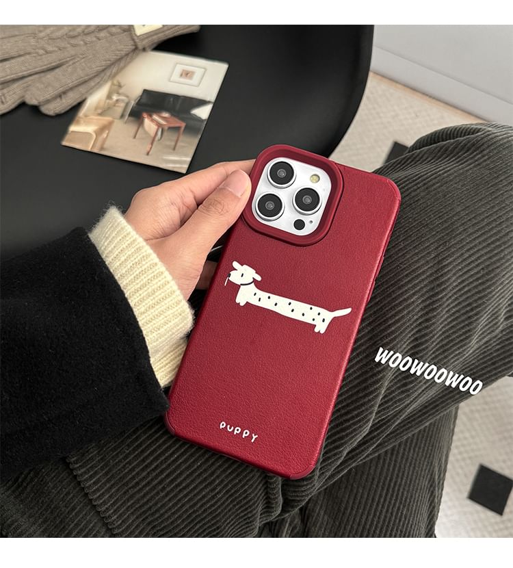 Dog Pom Case Bell Phone