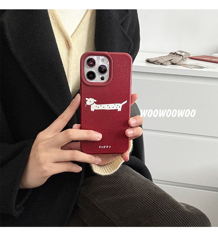 Dog Pom Case Bell Phone