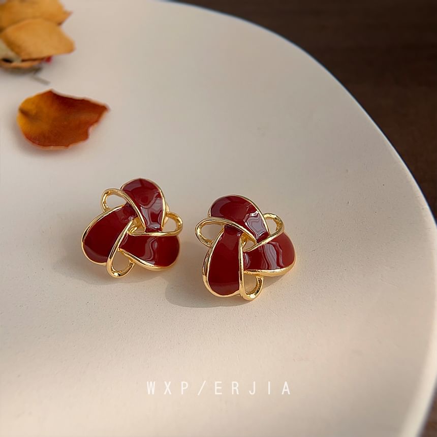 Glaze Clip-On Geometric Earring