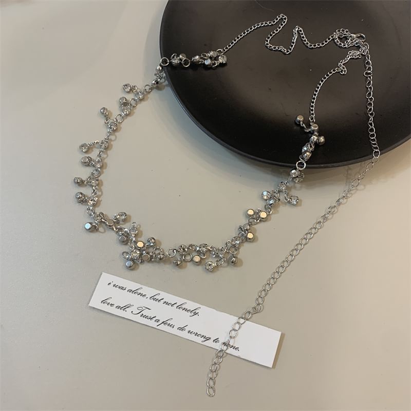 Alloy Chain Fringed Rhinestone Waist