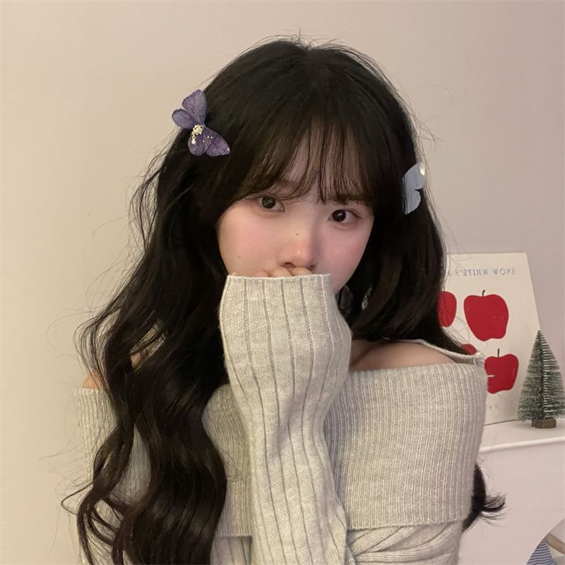 Butterfly Hair Clip Plastic