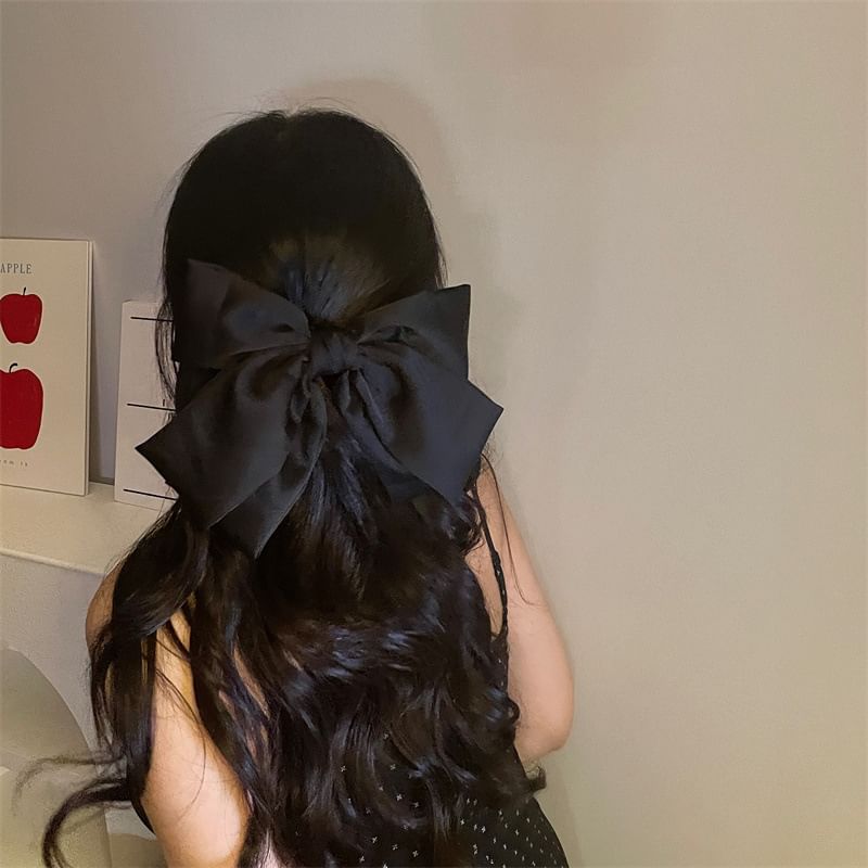 Plain Clip Bow Hair