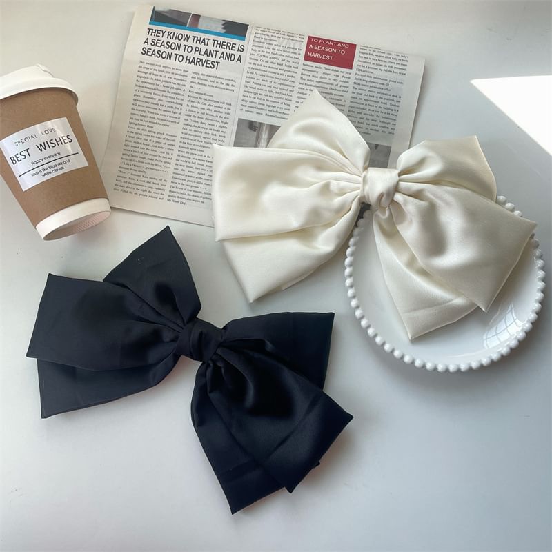 Plain Clip Bow Hair