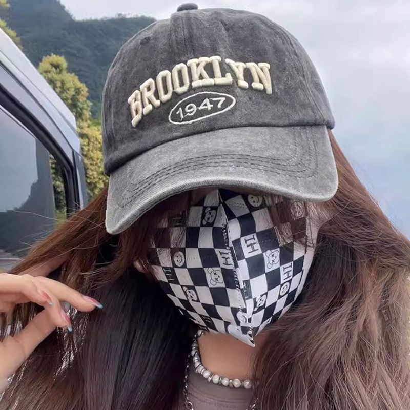 Embroidered Baseball Cap Lettering
