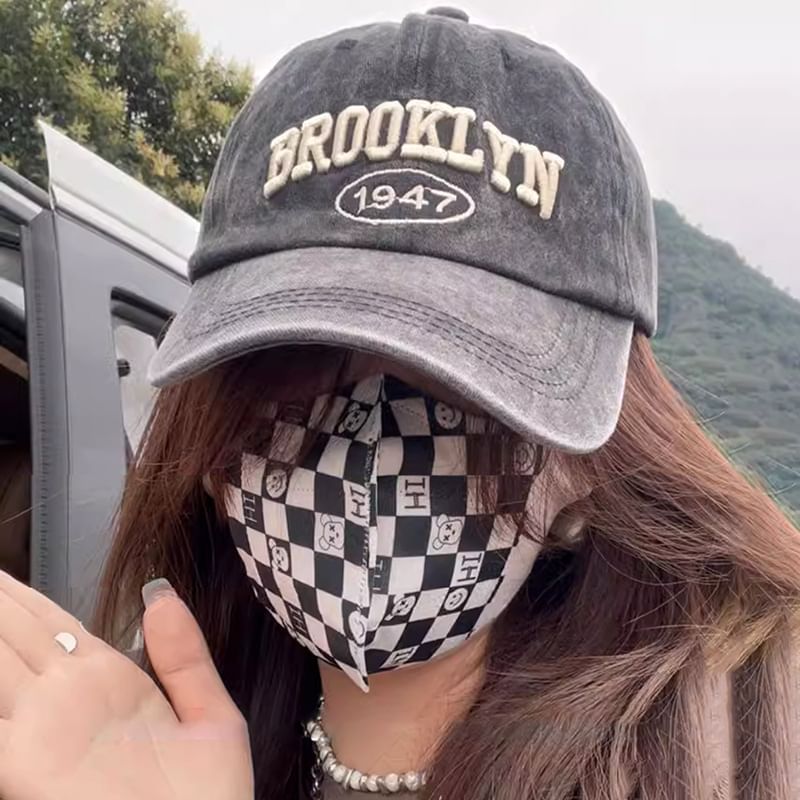 Embroidered Baseball Cap Lettering