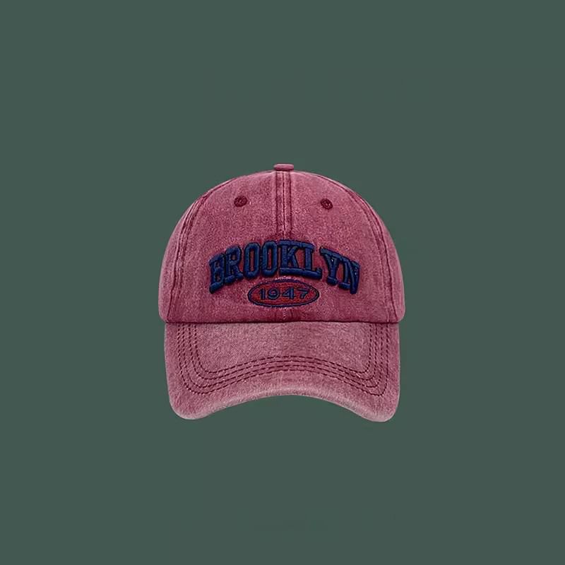 Embroidered Baseball Cap Lettering