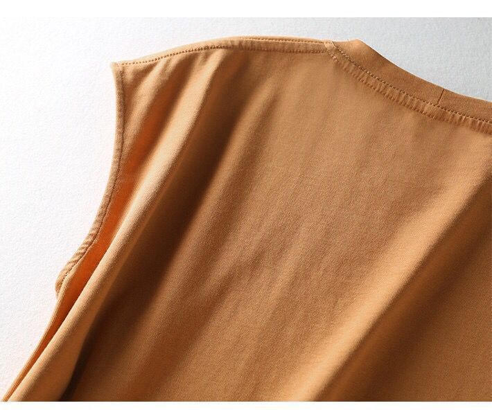 Neck Midi Crew Dress Plain Shift Cap-Sleeve