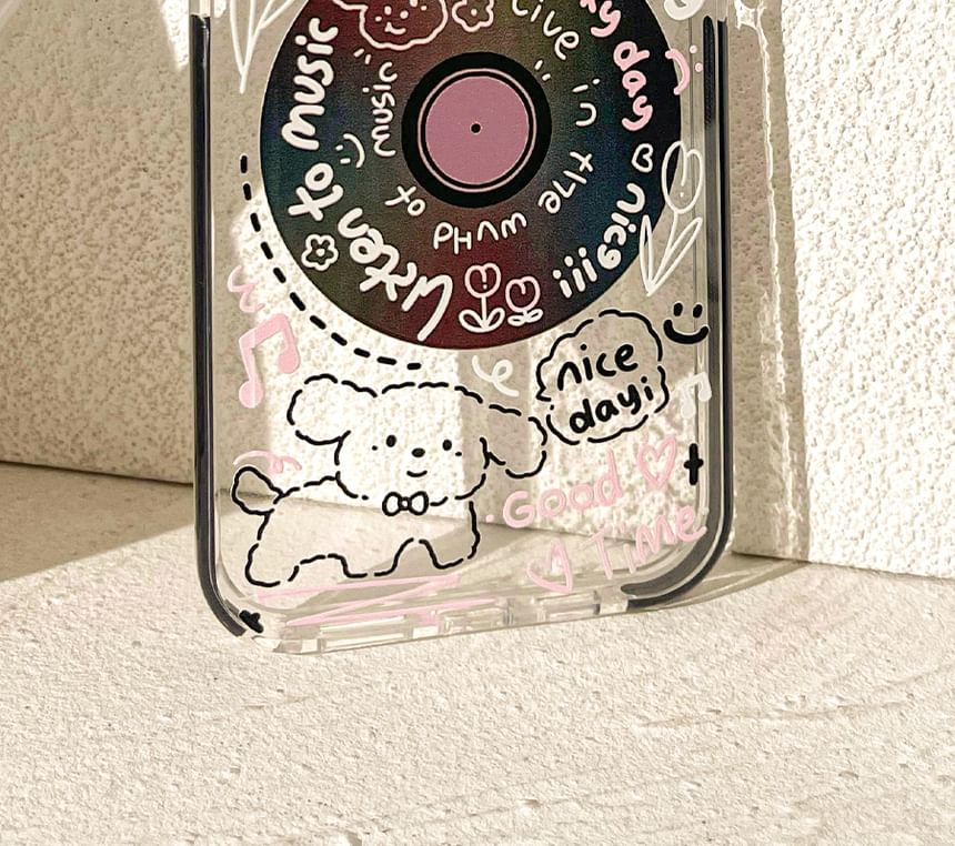 Animal Vinyl Case Record Phone