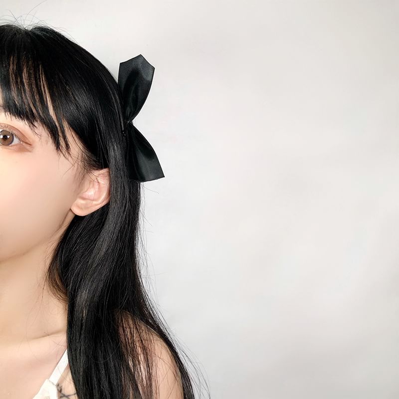 Clip Bow Fabric Hair