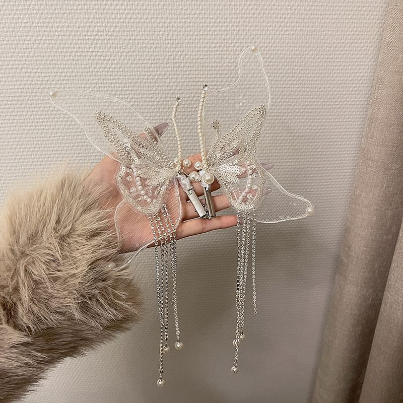 2: Set Butterfly Mesh of Hair Clip