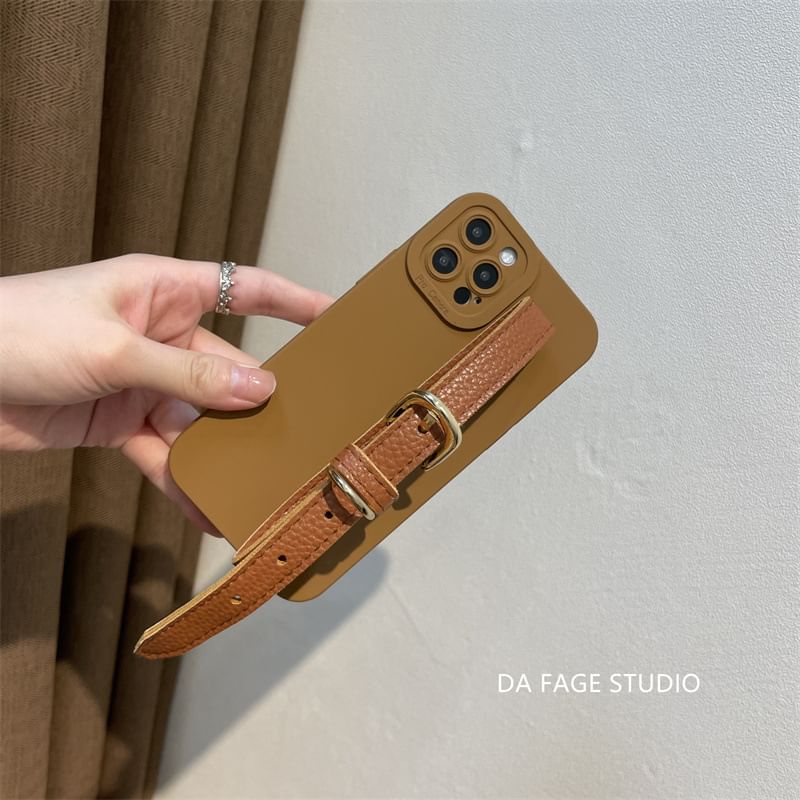 Strap Pearl Faux Phone Case
