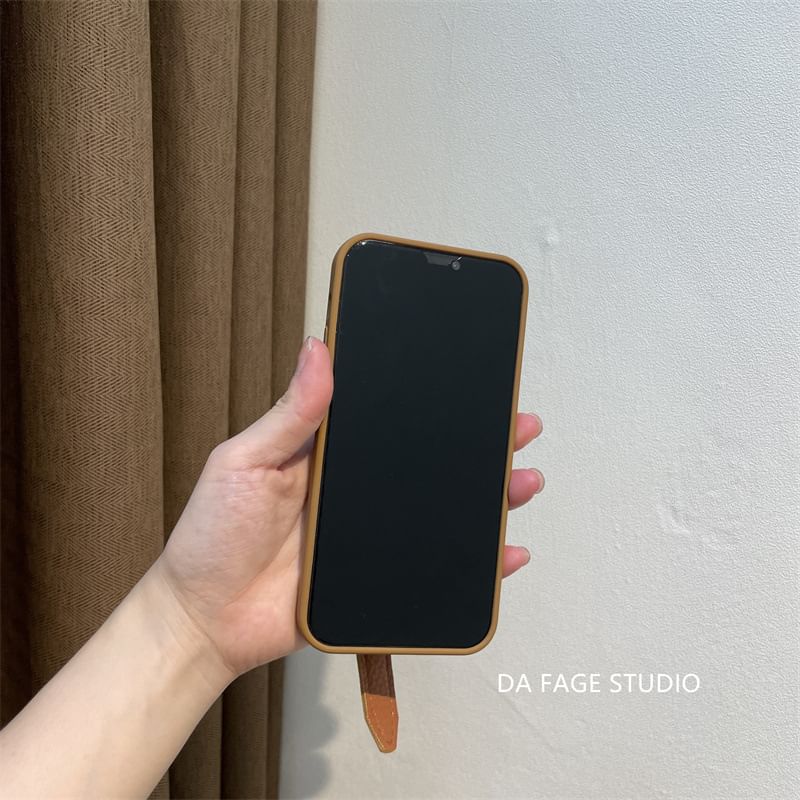 Strap Pearl Faux Phone Case