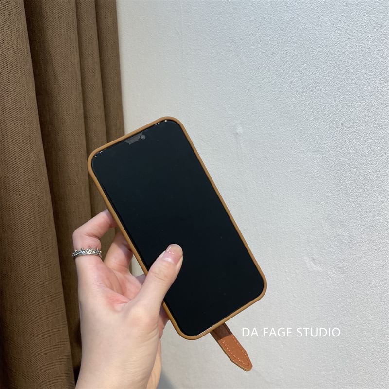 Strap Pearl Faux Phone Case