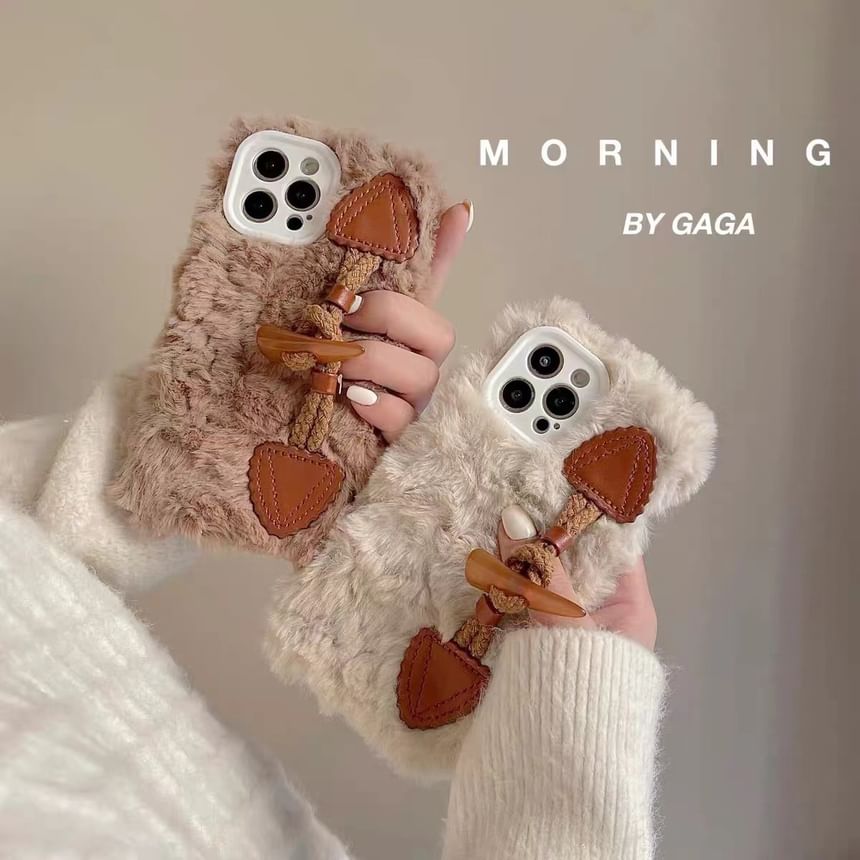 Toggle Button Chenille Phone Case
