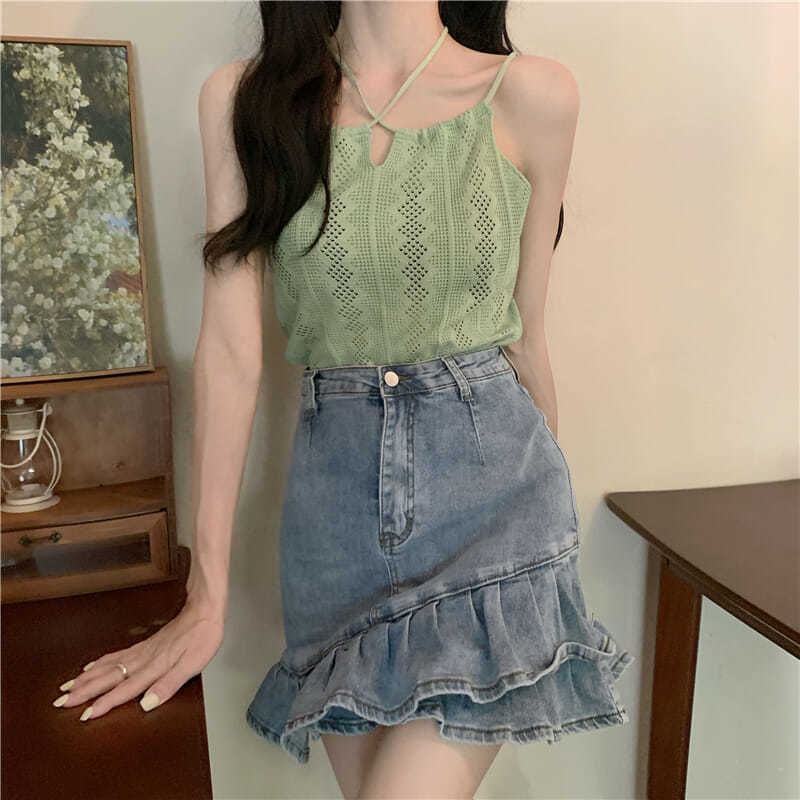 Knit Plain Top Camisole