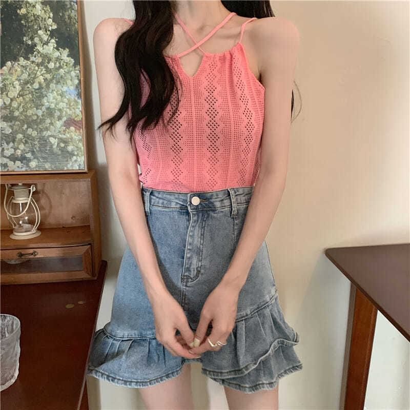 Knit Plain Top Camisole