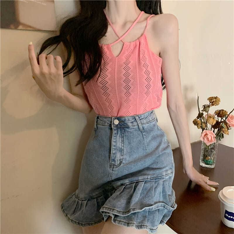 Knit Plain Top Camisole