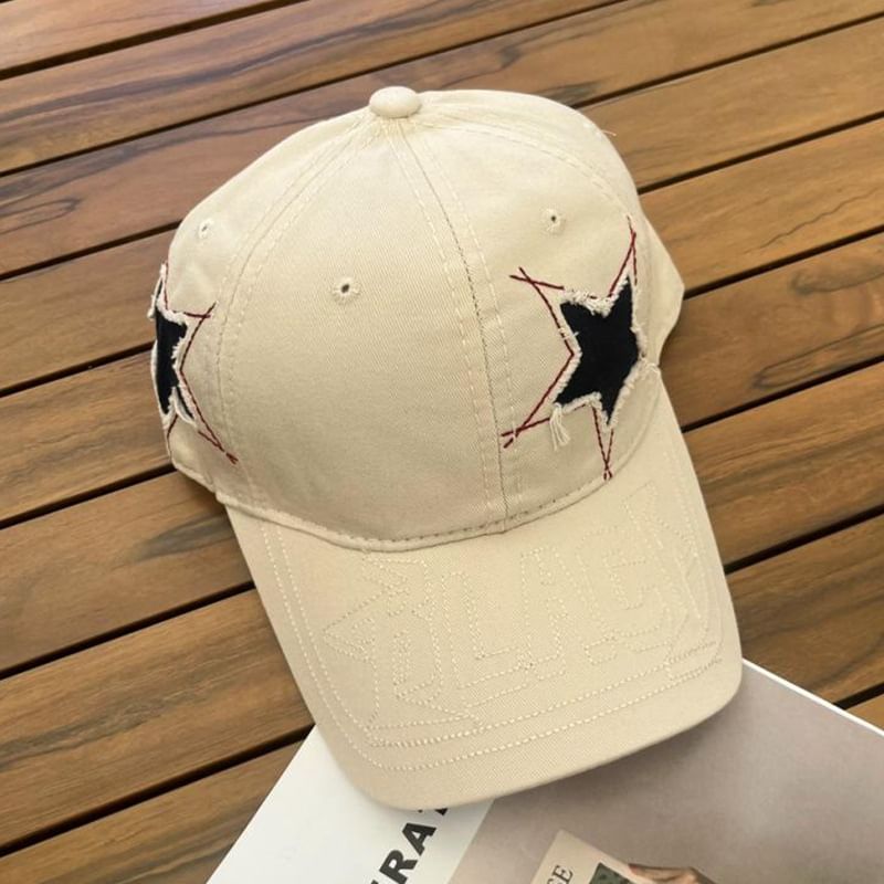 Star Cap Embroidered Baseball