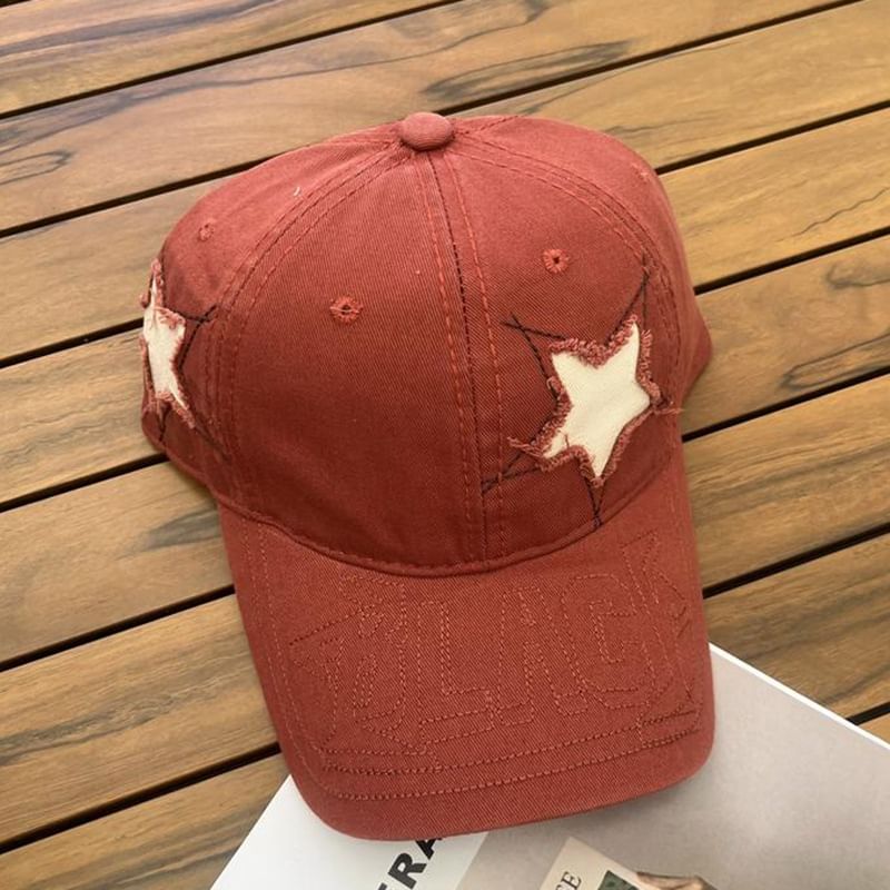 Star Cap Embroidered Baseball