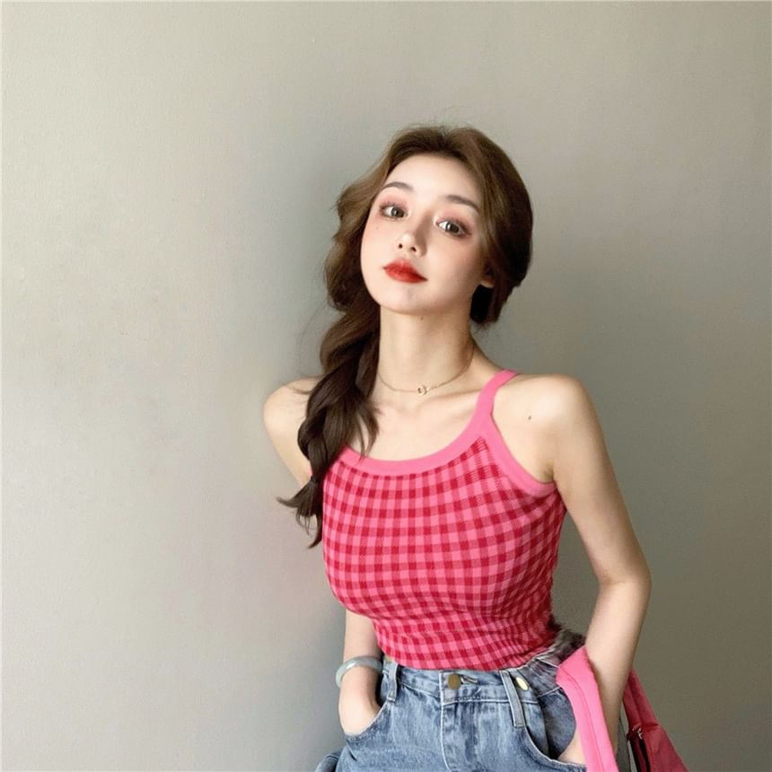 Cami Top Check