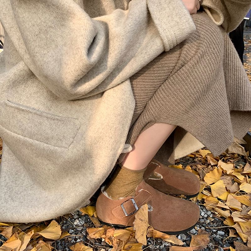 Fleece-Lined Slip-Ons