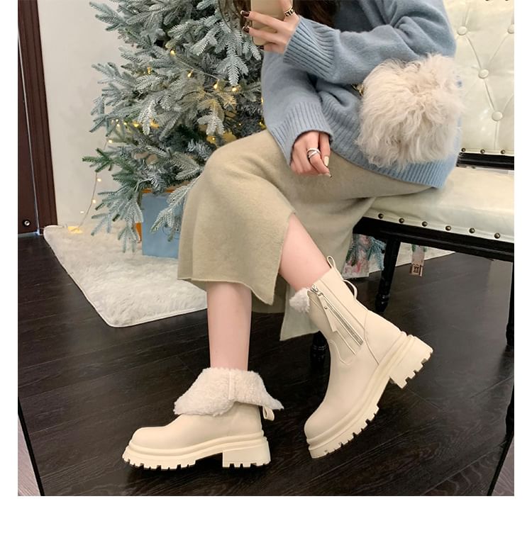 Boots Short Fleece-Lined