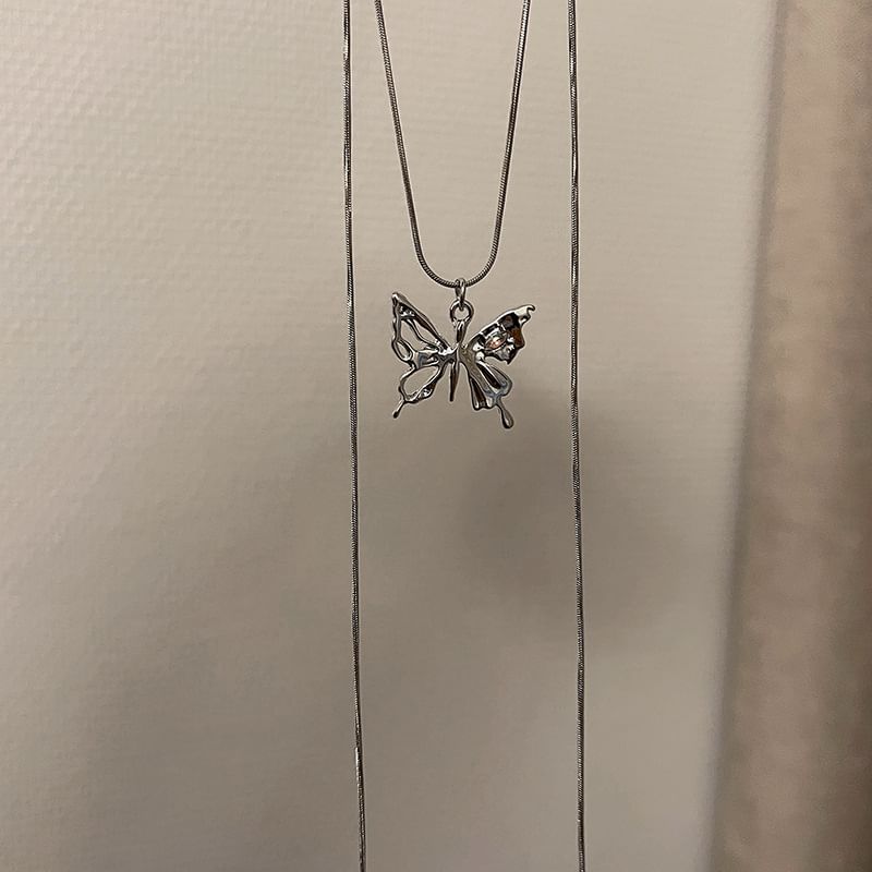 Butterfly Necklace Pendant