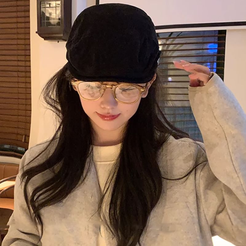 Sample Numerical Embroidered Flat Cap