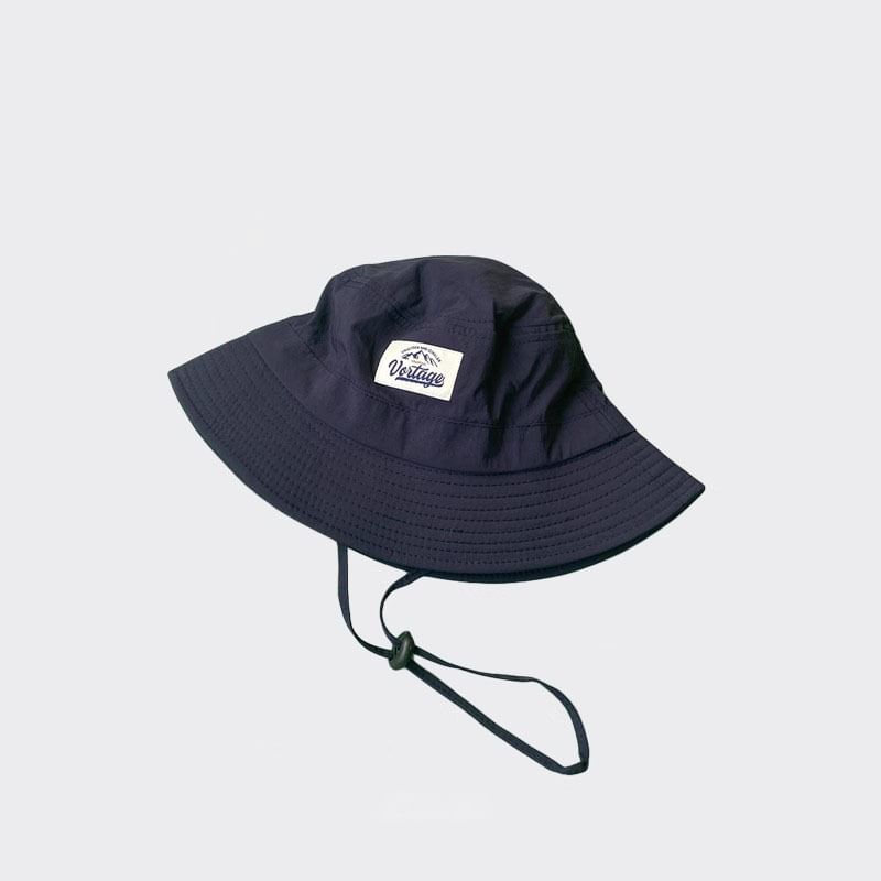 Applique Lettering Bucket Hat