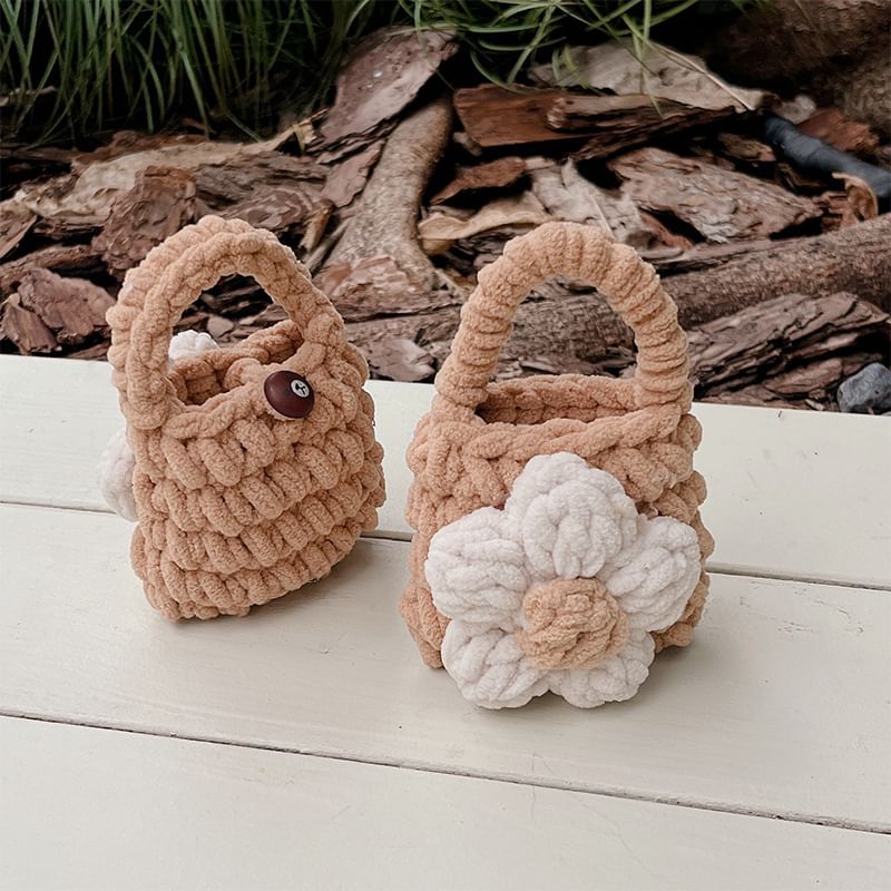 Case Knit Earphone Pouch Floral