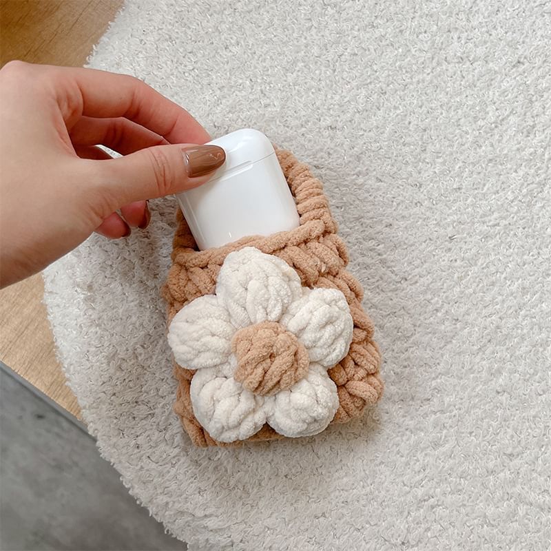 Case Knit Earphone Pouch Floral