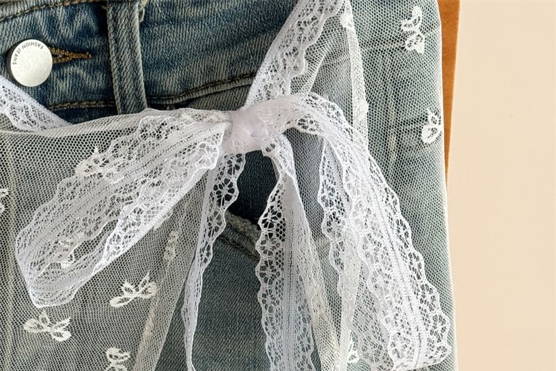 Lace Designs) Half Skirt Apron (Various