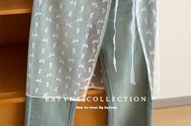 Lace Designs) Half Skirt Apron (Various