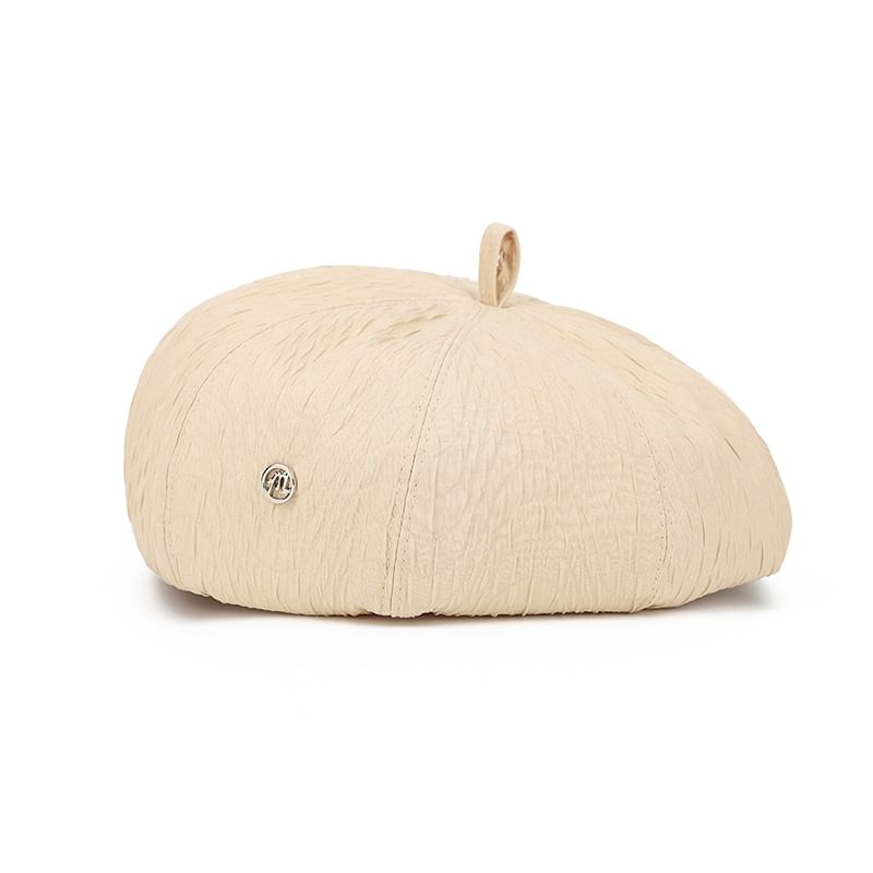 Beret Plain Cotton