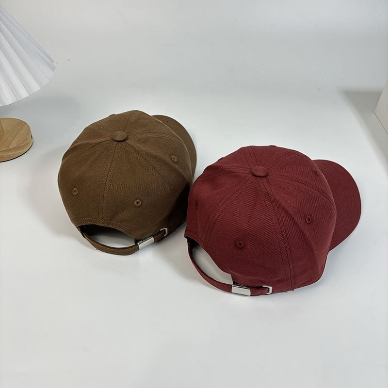 Letter Cap Embroidered Baseball