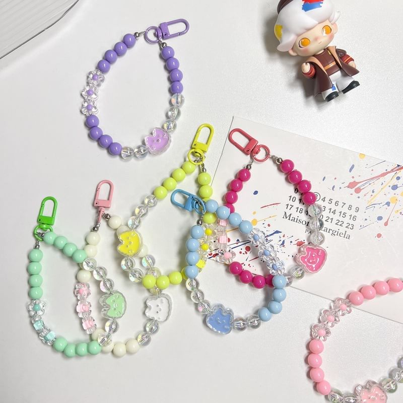 Strap Rabbit Bead Phone