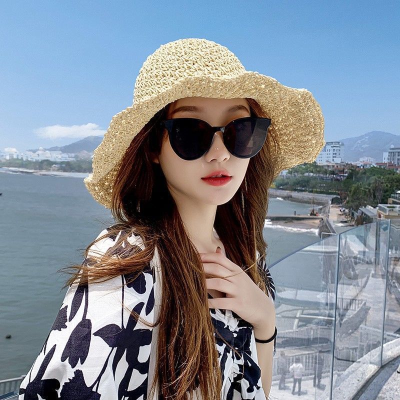 Sample Flower Straw Sun Hat