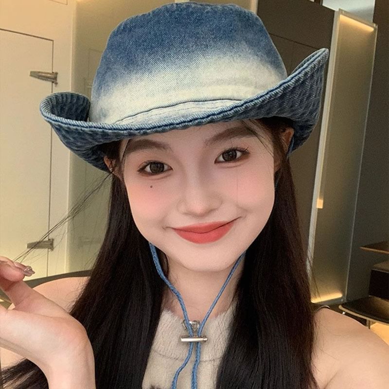 Denim Hat Cowboy