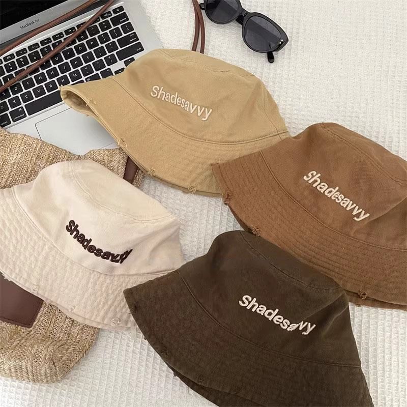 Hat Bucket Lettering